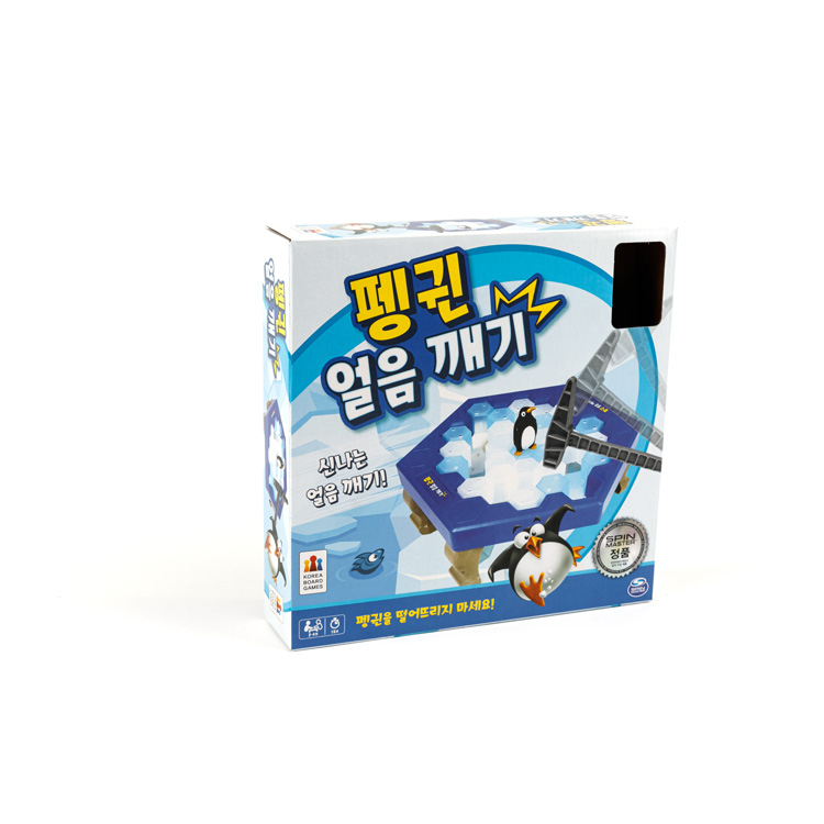 Hộp giấy gợn sóng cho trò chơi cảnh Penguin